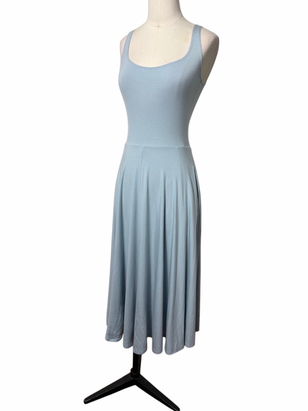 Reformation Rou Mineral Blue Knit MIDI Dress - Picture 7 of 10